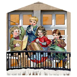 Käthe Wohlfahrt Adventsdeko & Kalender<Adventskalender "Nostalgische Weihnachtsladchen-Leporello"
