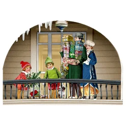Käthe Wohlfahrt Adventsdeko & Kalender<Adventskalender "Nostalgische Weihnachtsladchen-Leporello"