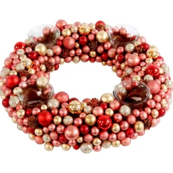 Käthe Wohlfahrt Adventsdeko & Kalender<Adventskranz Aus Kugeln, Rot-Gold
