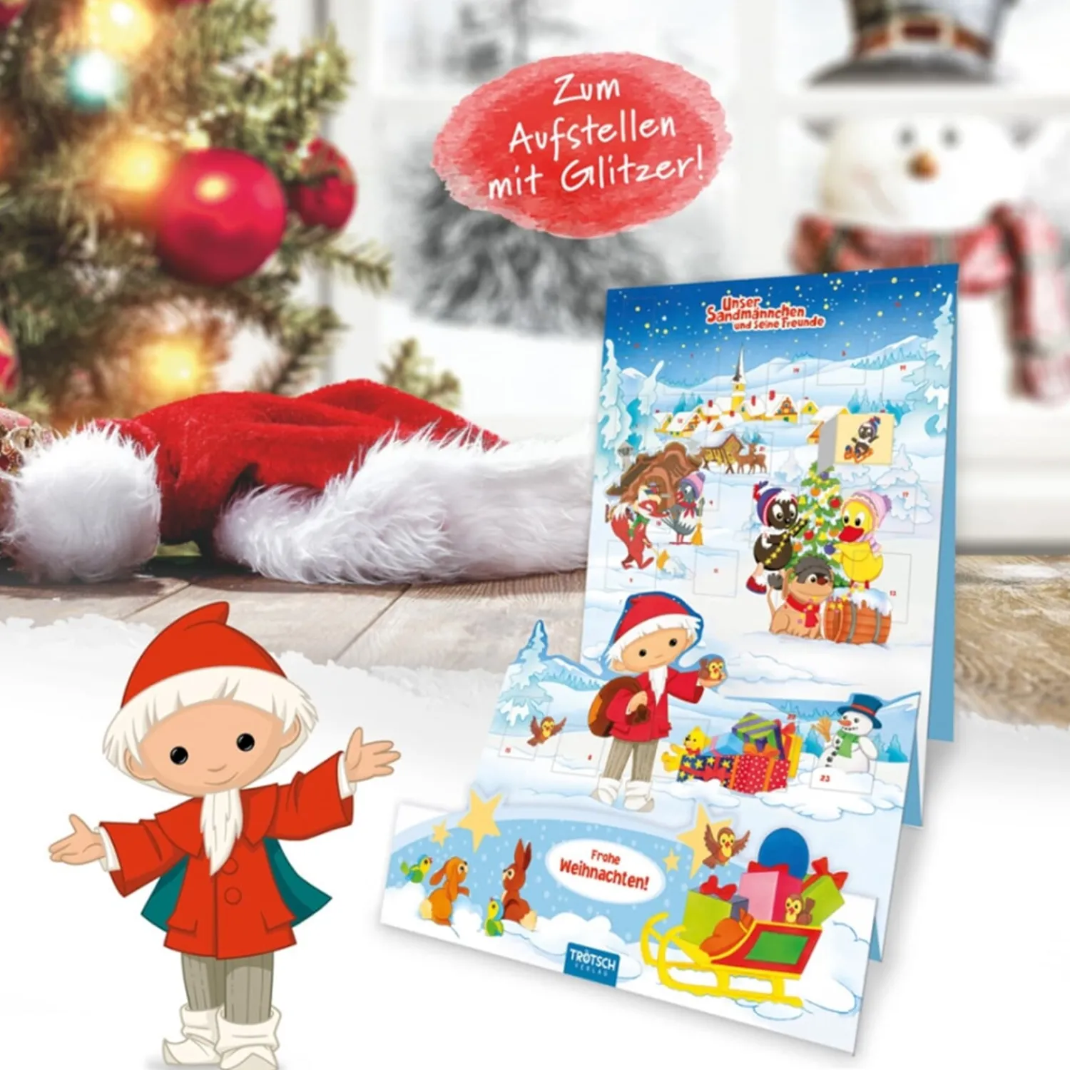 Trötsch Verlag Unser Sandmännchen Und Seine Freunde<Aufstell-Adventskalender "Sandmann"