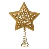 Käthe Wohlfahrt Baumspitzen<Baumspitze Stern Mit Glimmer, Gold