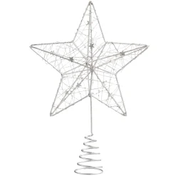 Käthe Wohlfahrt Baumspitzen<Baumspitze Stern Mit Kleinen Sternchen, Silber