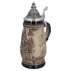 Käthe Wohlfahrt Bierkruge<Bierkrug Mit Zinndeckel "Rothenburg", 0,25 Liter