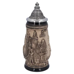 Käthe Wohlfahrt Bierkruge<Bierkrug Mit Zinndeckel "Rothenburg", 0,25 Liter