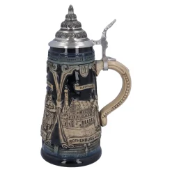 Käthe Wohlfahrt Rothenburg Motive<Bierkrug Mit Zinndeckel "Rothenburg Mit Ritter", 0,5L