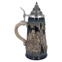 Käthe Wohlfahrt Rothenburg Motive<Bierkrug Mit Zinndeckel "Rothenburg Mit Ritter", 0,5L