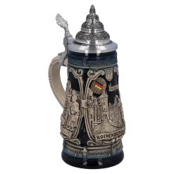 Käthe Wohlfahrt Bierkruge<Bierkrug Mit Zinndeckel "Rothenburg Mit Ritter", 0,25L