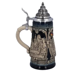 Käthe Wohlfahrt Bierkruge<Bierkrug Mit Zinndeckel "Rothenburg Mit Ritter", 0,25L
