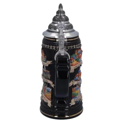 Käthe Wohlfahrt Bierkruge<Bierkrug Mit Zinndeckel "Stadtwappen", Gold, 0,4L