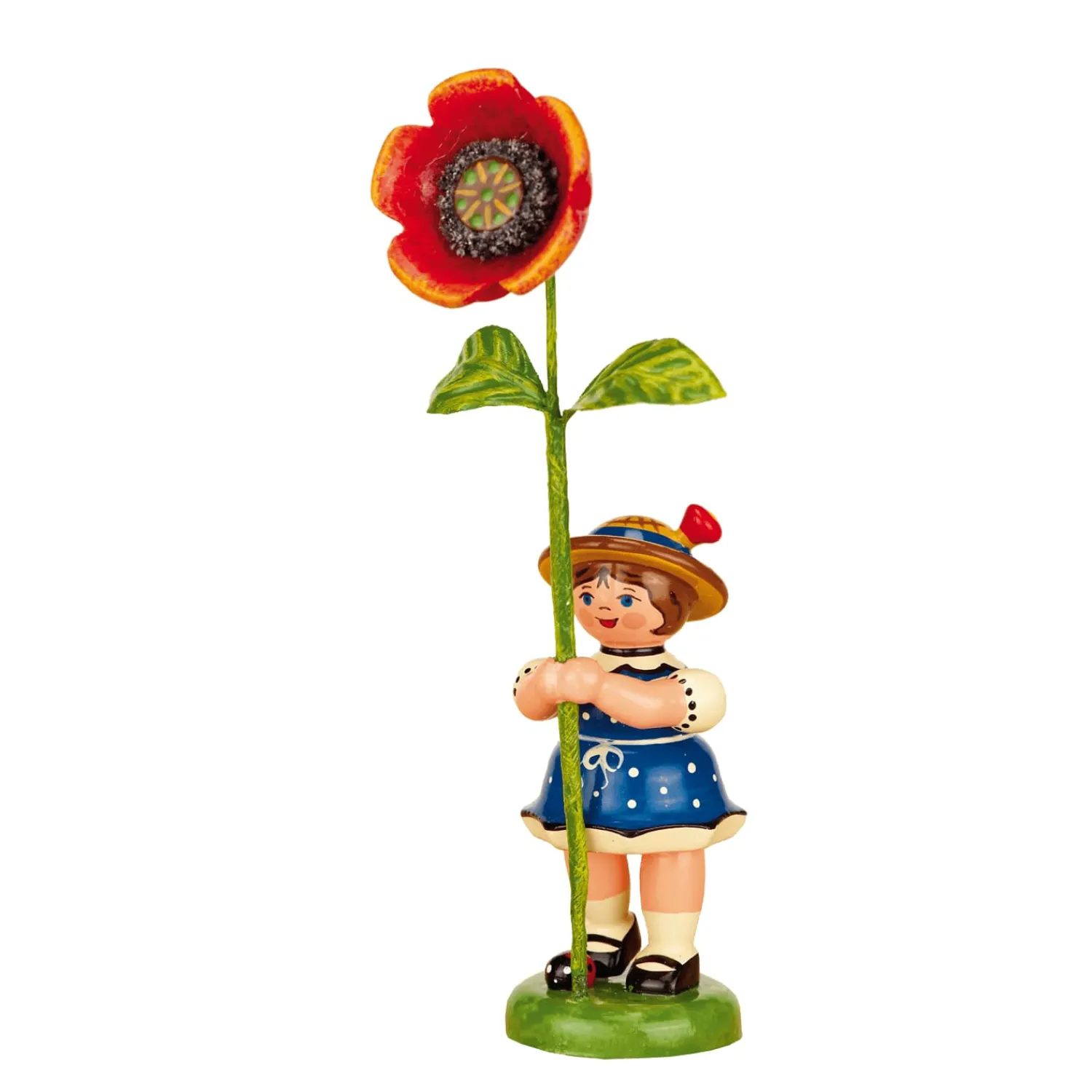 Hubrig Volkskunst Hubrig Miniaturen<Blumenkinder Mohnblume