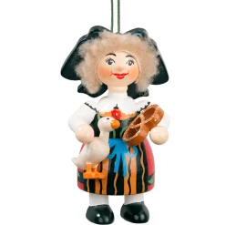 Käthes Original Baumschmuck Aus Holz<Butzl "Elsasserin"