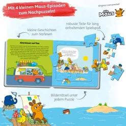 Trötsch Verlag Die Maus<Die Maus Puzzlebuch Quadratisch