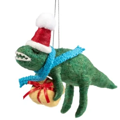 Käthe Wohlfahrt Baumschmuck Aus Filz<Dino Mit Geschenk Aus Filz