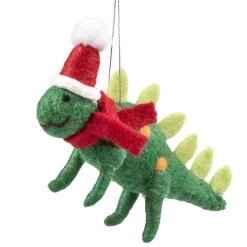Käthe Wohlfahrt Baumschmuck Aus Filz<Dino Mit Schal Aus Filz