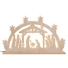 RATAGS Holzdesign Schwibbögen<DoppelSchwibbögen "Heilige Nacht", 230V Mit Usb A-Anschluss