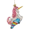 Poesie in Glas Baumschmuck Aus Glas<Einhorn
