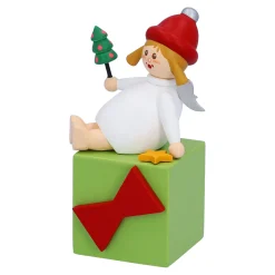 Käthes Original Käthes Original Figuren<Engel Mit Geschenkpackchen "Uberraschen"