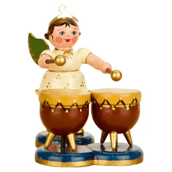 Hubrig Volkskunst Hubrig Miniaturen<Engel Mit Kesselpauke