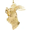 Käthe Wohlfahrt Baumschmuck Aus Messing<Engel, Vergoldet