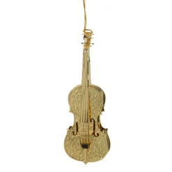 Käthe Wohlfahrt Baumschmuck Aus Messing<Geige, Vergoldet