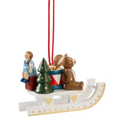 Käthes Original Baumschmuck Aus Holz<Geschenkeschlitten