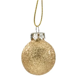 Käthe Wohlfahrt Baumkugeln Und Set-Angebote<Glaskugel Gold Mit Glitzer, 3Cm