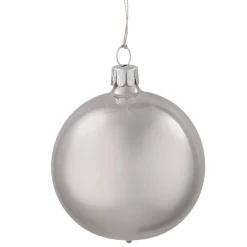 Käthe Wohlfahrt Baumkugeln Und Set-Angebote<Glaskugel Grau, Glanzend, 7 Cm