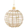 Käthe Wohlfahrt Baumkugeln Und Set-Angebote<Glaskugel Klar Mit Glitter Gold/Weis, 8 Cm