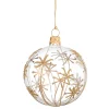 Käthe Wohlfahrt Baumkugeln Und Set-Angebote<Glaskugel Klar Mit Goldsternen, 7 Cm