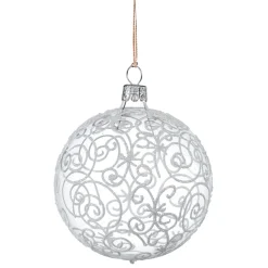 Käthe Wohlfahrt Baumkugeln Und Set-Angebote<Glaskugel Klar Mit Irisschnorkeln, 8 Cm