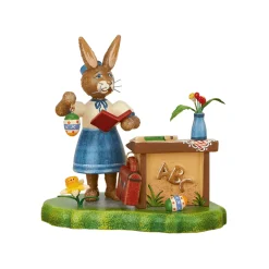 Hubrig Volkskunst Hubrig Miniaturen<Hasenschule Lehrerin
