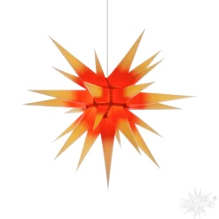 Herrnhuter Sterne Sterne<Herrnhuter Papierstern, Rot/Gelb, 70Cm
