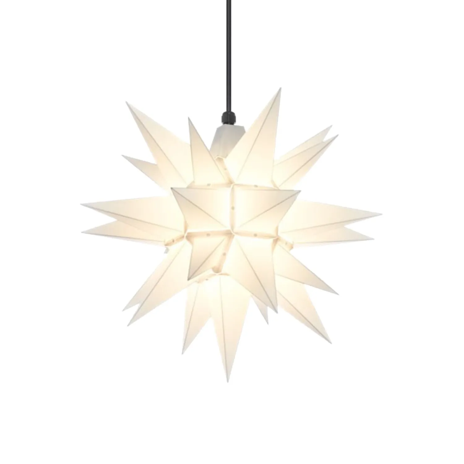 Herrnhuter Sterne Sterne<Herrnhuter Stern Weis, 40Cm, Kunststoff