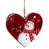 Käthe Wohlfahrt Baumschmuck Aus Holz<Herz "Schneemann Mit Mutze"