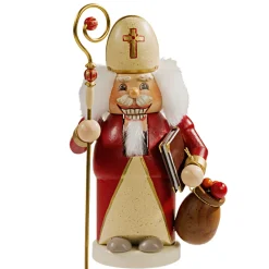 Käthes Original Nussknacker<Holzknackl "Sankt Nikolaus", 14Cm