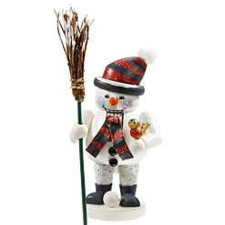 Käthes Original Nussknacker<Holzknackl "Schneemann", 16Cm
