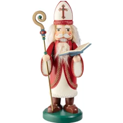 Käthes Original Nussknacker<Holzknackl "St. Nikolaus", 25Cm
