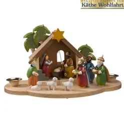Käthes Original Krippen Und Krippenfiguren<Kerzenhalter "Weihnachtskrippe"
