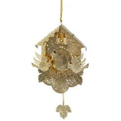 Käthe Wohlfahrt Baumschmuck Aus Messing<Kuckucksuhr, Vergoldet