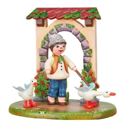 Hubrig Volkskunst Hubrig Miniaturen<Landidyll Gansehirte