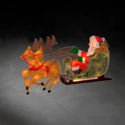 KONSTSMIDE Hängedeko<Led Fensterbild "Weihnachtsmann Im Schlitten"
