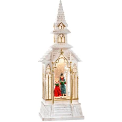 KONSTSMIDE Laternen<Led Schneelaterne "Kirche", 33 Cm