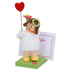 Käthes Original Käthes Original Figuren<Madchen Mit Herz Und Blume "Fur Dich"