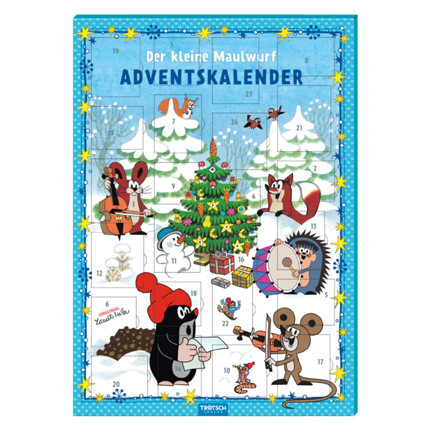 Trötsch Verlag Der Kleine Maulwurf „Krtek"<Magnet-Adventskalender "Der Kleine Maulwurf"