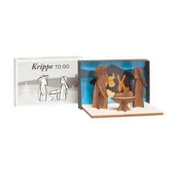 designimdorf Krippen Und Krippenfiguren<Mini Krippe "To Go"