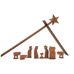 designimdorf Krippen Und Krippenfiguren<Moderne Weihnachtskrippe, 11-Teiliges Set