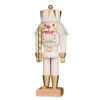 Christian ULBRICHT Nussknacker<Nusknacker "Konig", Weis/Gold, 27Cm
