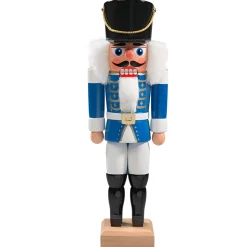 HODREWA Nussknacker<Nussknacker "Husar" Blau, 27Cm