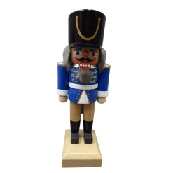 HODREWA Nussknacker<Nussknacker "Husar" Blau, 18Cm