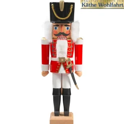 HODREWA Nussknacker<Nussknacker "Husar" Rot, 36Cm